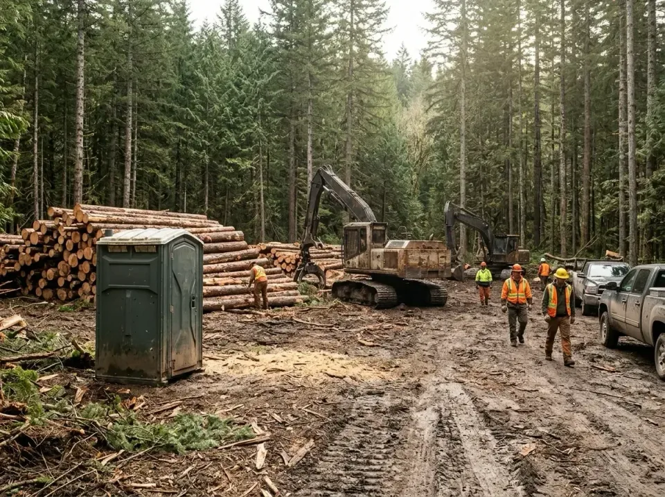 Porta Potty — Logging Site